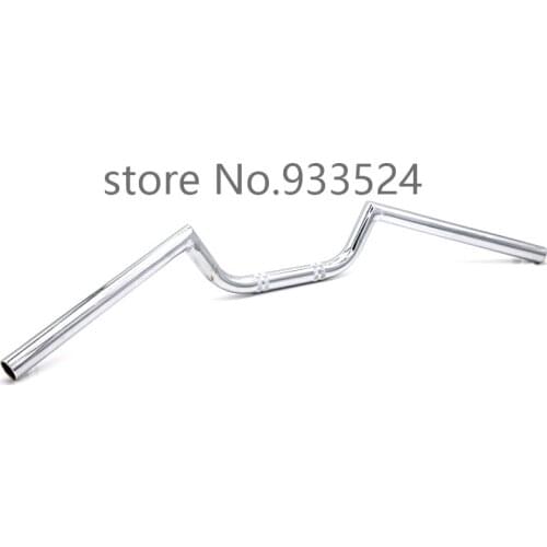 Motorcycle Off Road Chrome 7/8" 22mm Drag Style Bar Handlebar Cruiser Cafe Racer Bobber Old School Chopper Custom