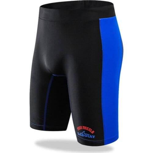 Mens Swim Jammers, Athletic Racing Swimming Shorts Trunks, UPF 50+ Sun Protection Long Racing Training Swimsuit
