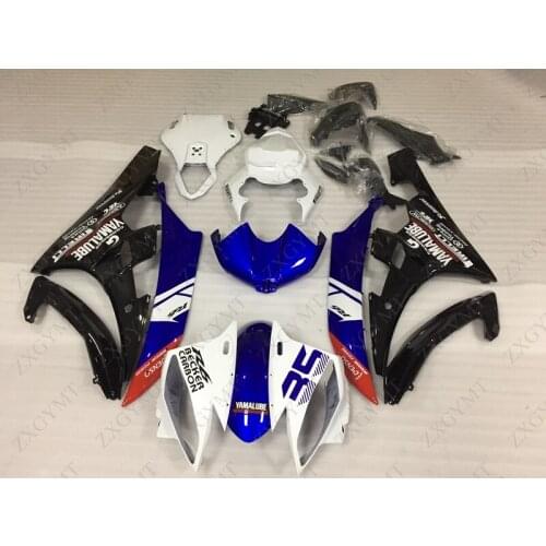 Motorcycle Fairing for YAMAHA YZFR6 2006 - 2007 Blue White Black Full Body Kits YZF R6 2007 Body Kits YZFR6 2006