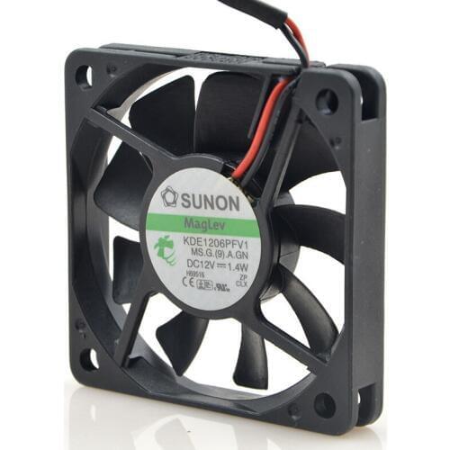 FOR SUNON Jianzhun KDE1206PFV1 6010 12V 1.4W 6CM Ultra Thin Silent Fan CPU Cooling Fan