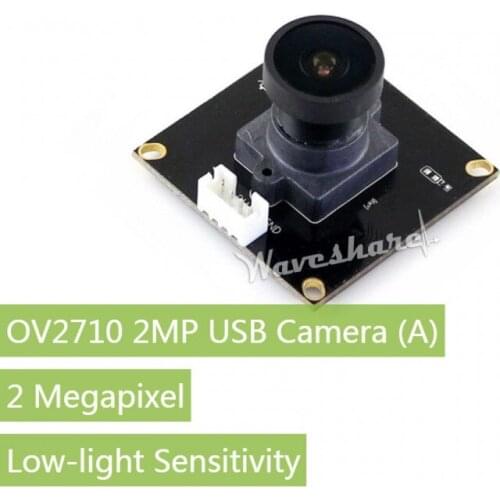 OV2710 2MP USB Camera, Better Sensitivity in Low-light Condition, Driver-Free