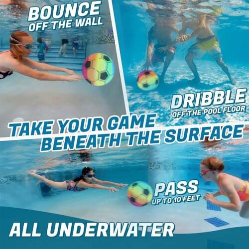 The Water Football Ball Swimming Pool Game For Under Rubber Ball Beach Pool Play Ball Toy Soft Outdoor Toys for Children Kids