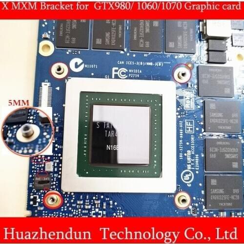 X Fixed bracket X-baffle for nVIDIA Alienware MXM Bracket gtx980m gtx870m gtx880m gtx780m gtx1060 Laptop Graphics Video Card