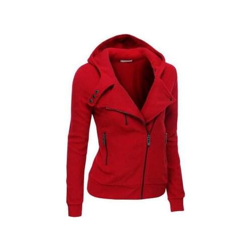 New Spring Women hoodies sweatshirts zipper V Neck Long Sleeve Warm Female Hoodies jacket Sudaderas Mujer