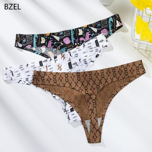Women Sexy Designed Thongs Lingerie Temptation Sameless Thong Panties Tanga Breathable Underwear Female G-String Intimates