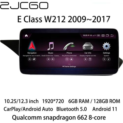 Car Multimedia Player Stereo GPS DVD Radio Navigation Android Screen for Mercedes Benz E Class W212 S212 C207 A207 200 2009~2017