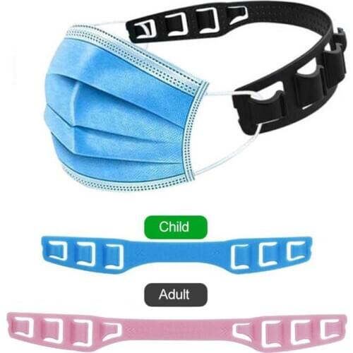 20Pcs Adjustable Face Cover Ear Hooks Fixer Anti-slip Extension Earache Reliever Ear Grip Hook Buckle Extending Band