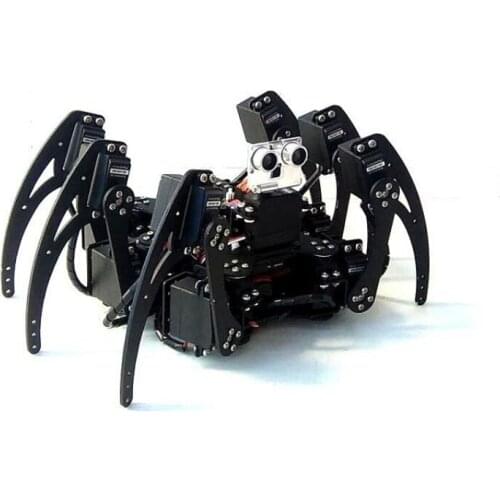 6 Legged Spider Can Shaking Head /Bionic Robot Metal Structure Kit
