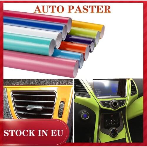Car Wrap 10/20/30/40/50*152CM Automobiles & Motorcycles Wrap Stickers 3d Carbon Fiber Vinyl Film black red blue yellow orange