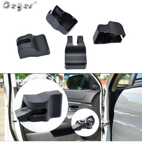 Auto Accessories Door Lock Stopper Limiting Arm Covers Protect Stickers For Mitsubishi Lancer 9 10 Outlander pajero Car Styling