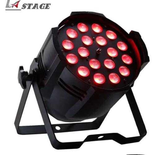 Free Shipping Christmas Projector Indoor Led Par 18x18w 6in1 RGBWA UV Zoom Led Par Light Led Par Can Zoom Led Light