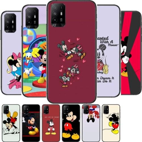 Cute Mouse MickeyFor Realme C3 Case Soft Silicon Back cover OPPO Realme C3 RMX2020 Coque Capa Funda find x3 pro C21 8 Pro a91