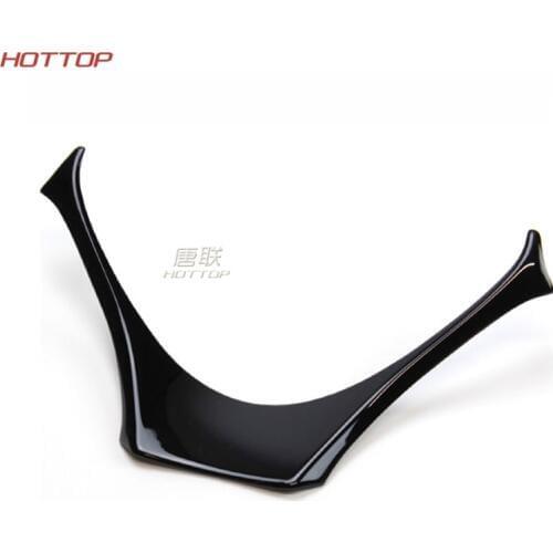 Piano Black Car Steering Wheel Panel Garnish Cover Trim Accessories For Toyota C-HR CHR 2017 2018