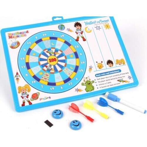 Children Dual-use Magnetic Drawing Darts Toys Writing Board For Graffiti Board Kindergarten Festivals Gift 2021