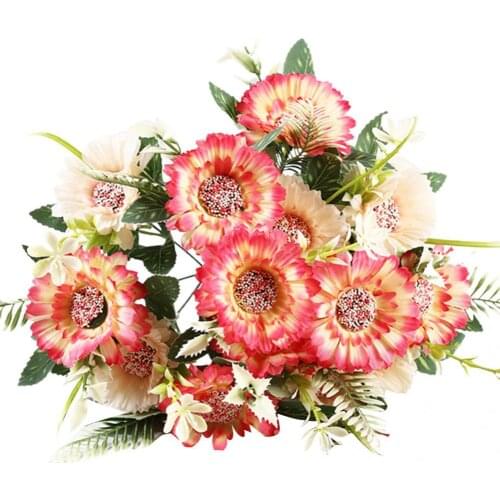 Beautiful 1 Bouquet Anti-fall Wide Application Simulation Plant Easy to Maintain Artificial Flower Delicate for Office
