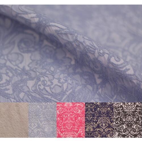 Customized high-grade lace fabric dark embossed clothes woven damask cheongsam jacket dress lace jacquard fabric real beauty