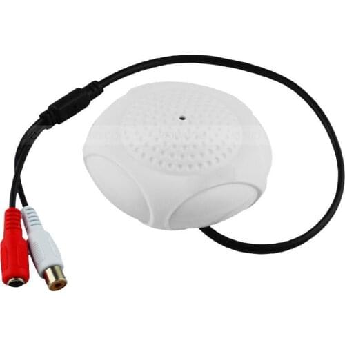 CCTV Surveillance Mic Microphone Audio Monitor Pickup High Sensitivity DSP Adjustable