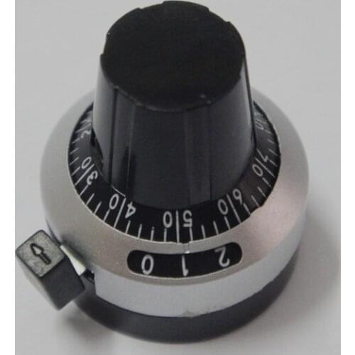 Multi-turn potentiometer knob with dial knob 3590S potentiometer knob with switch lock switch