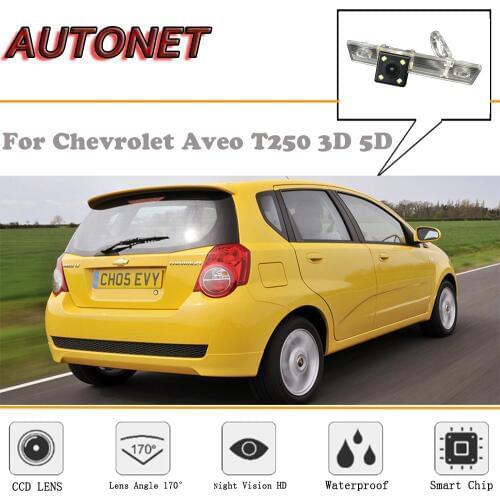 AUTONET Rear View camera For Chevrolet Aveo T250 3D 5D/CCD/Night Vision/Backup Camera/license plate camera