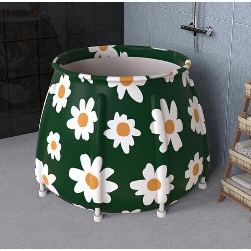 Portable Bathtub Environmental Protection Foldable Adult Bath Tub Six-layer Insulation Household Insulation Bath Barrel