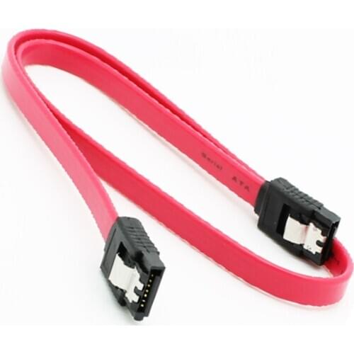 10pcs/lot 7 Pin Straight SATA Cable for Computer Laptop Hard Drive 50cm SATA Cable