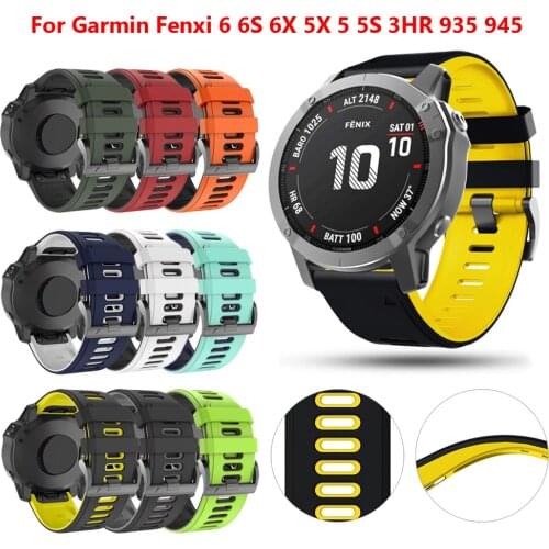 20 22 26MM Quickfit Watchbands Smart Straps For Garmin Fenix 6S 6X Pro 5S 5X Plus 3HR Smartwatch Bracelets Band Belt Accessories