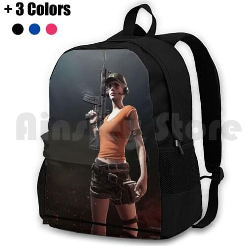 PlayerunknownS Battlegrounds ( Pubg ) Shorts Girl Outdoor Hiking Backpack Riding Climbing Sports Bag Playerunknowns