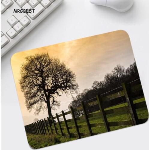 Wonderful Farm Landscape HD Printed Mouse Mats Small Size Rubber Mice Mats for School Student