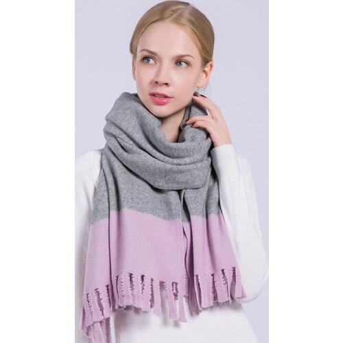 Women 100% Wool Scarf Winter Brand 2021 Warm Shawls and Wraps for Ladies Embroidery Pashmina Bride Bridesmaid Pure Wool Scarves