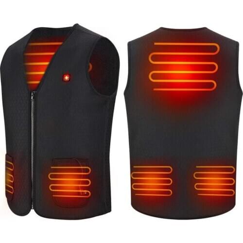 1PC New Heating Vest Winter USB Charging Electric Heating Jacket Heating Ves Outdoor Motorcycle Riding Hunting Fishing Hot