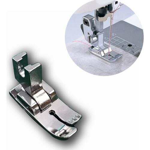 1Pcs Top Quality Center Line DIY Sewing Waking Foot with Holder New Arrival Metal Presser Foot for Household Sewing Machines