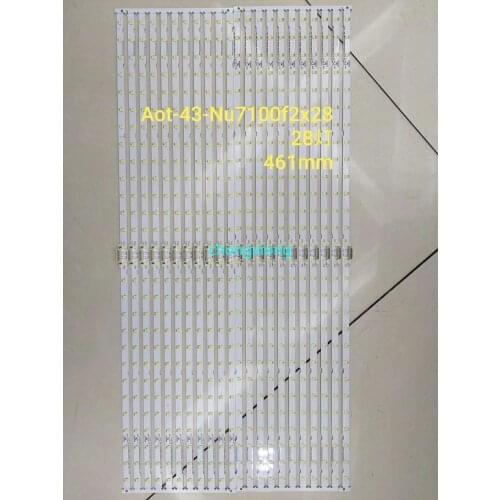 20 PCS 28LED 462 MM 6V LED strip for Samsung UE43NU7100U AOT_43_NU7100F UE43NU7120U UE43NU7170U BN96-45954A UE43NU7100 UN43NU710