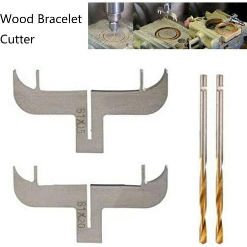 4 Pcs Wood Milling Cutter Bit Bracelet Router Head Woodworking Beads Drill Tool Power Tool Accessories