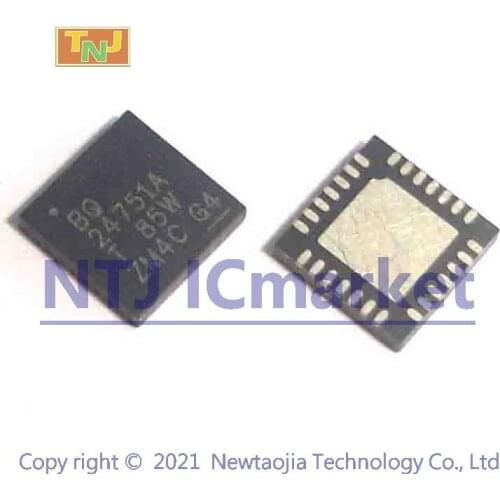 5 PCS BQ24751A QFN-28 BQ 24751A BQ24751 Multi-chemistry Battery Charger IC CHIP