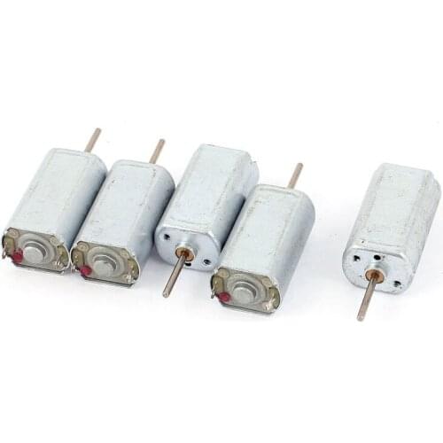 5Pcs DC 9V 17800RPM 1.5mm Dia Shaft Micro Motor for DIY Airplane