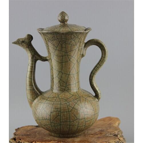 #6 Antique SongDynasty porcelain tea pot,handmade phoenix bottle crafts,Decoration,Collection&Adornment,Free shipping