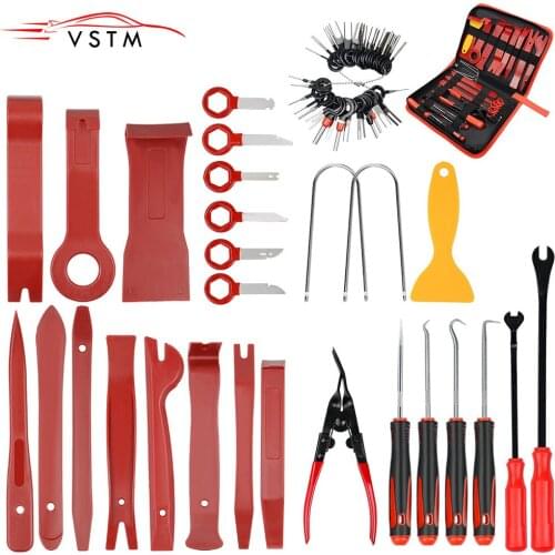 Car clips trim removal tool Auto Car Radio Panel Door Clip Panel Trim Dash Audio Removal Tools Installer Pry Kit Repair Tool New