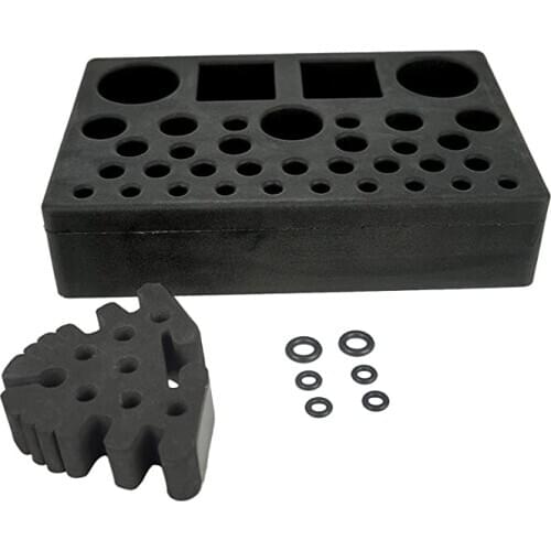 Aventik High Density Foam Fly Tying Vise Tool Holder Tool Caddy and Soft Foam Tool Caddy Tools Combo Pack Fly Tying Accessories