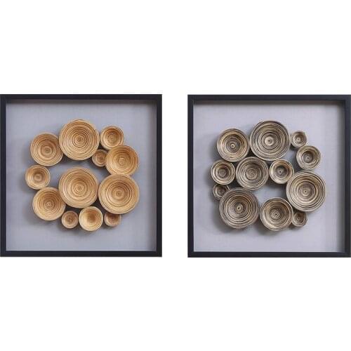 TT Jingquan Southeast Asian Style Soft Wear Physical Picture Decorative 3D Painting Living Room Hallway Painting Framed Abstract