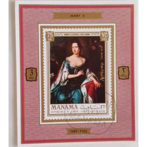 1689-1702 MARY MANAMA Miniature Sheet Post Stamps Postage Collection