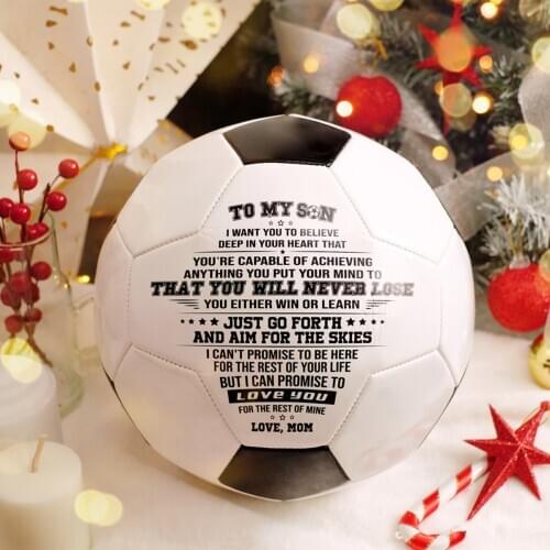 Best Gifts For Your Beloved Son! Mom To My Son Gifts Mans Sport Rugby American football Ball Standard Game Training Ball Adult