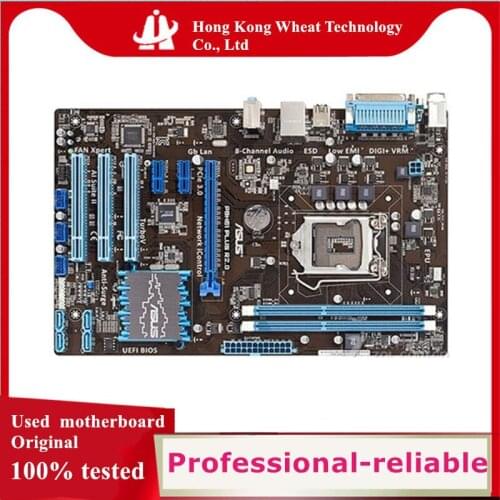 For ASUS P8H61 PLUS R2.0 Motherboard Socket LGA 1155 DDR3 SATA2 For Intel H61 Original Desktop Used Mainboard