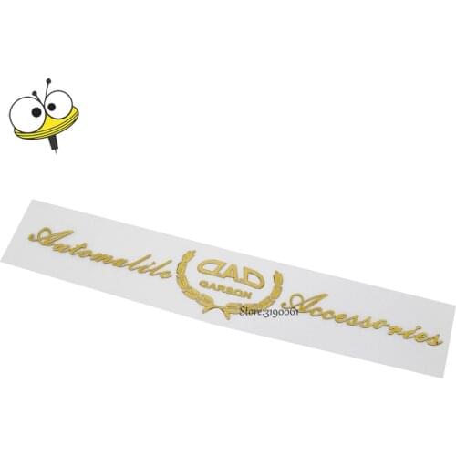 Cheap Car Sticker Emblem Badge Decal Car Styling For DAD Logo For Mazda 3 Axela Pajero Tiguan Camry Focus Freelander Honda Civic