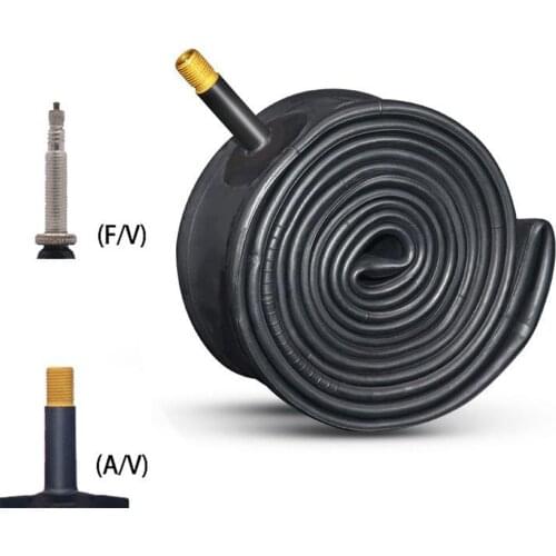 Bike Inner Tube 26x1.95-2.125 700C Premium Durable Tire Tube with American Valve Puncture Repair Inner Tubes Component