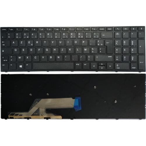 New French laptop keyboard for HP Probook 450 G5 455 G5 470 G5 FR black frame keyboard