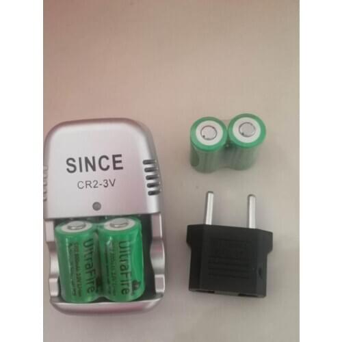 New 3 V CR2 battery charger + 2pcs.4 pcs .6pcs. 15270 CR2 800 mAh rechargeable battery, digital camera made by special battery