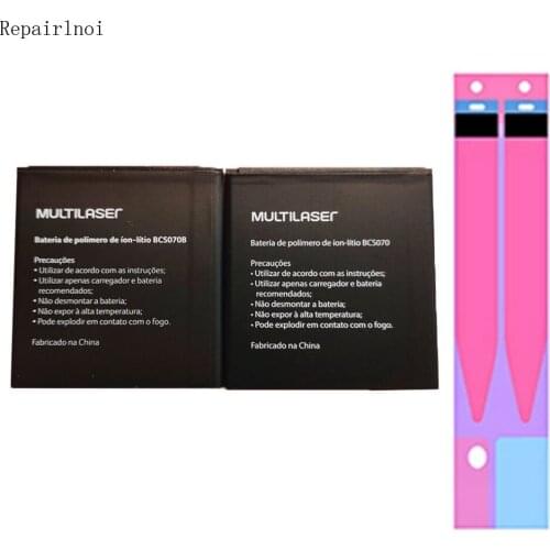 Original Cell Mobile Phone 3.7V Batteries For Multilaser Ms40G BCS070 BCS070B Battery Smart Repair Parts Replacement Glue