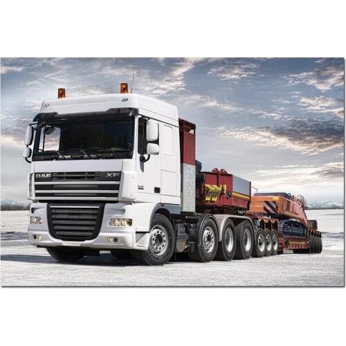 DAF XF105 Truck Poster Canvas Paintings Wall Art Pictures Prints for Living Room Home Decor
