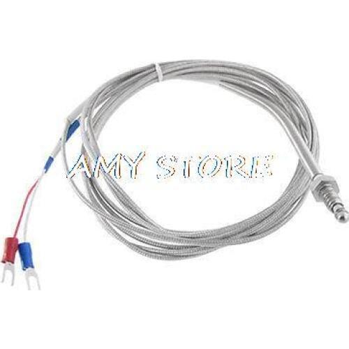 Temperature Control K Type Earthed Thermocouple Sensor 3 Meters Length