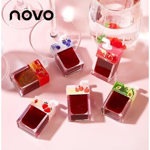 6 Colors Mirror Lip Glaze Dye Lip Liquid Lasting Waterproof Non-stick Cup Lip Gloss Water Lipstick Natural Lasting Makeup TSLM1